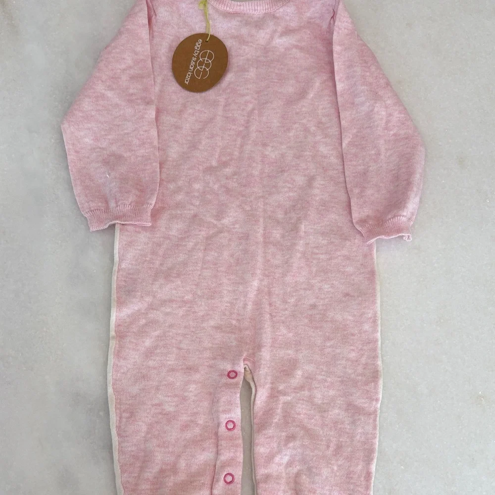 NEW Adorable Pink and Cream Cat Onsie 6 months